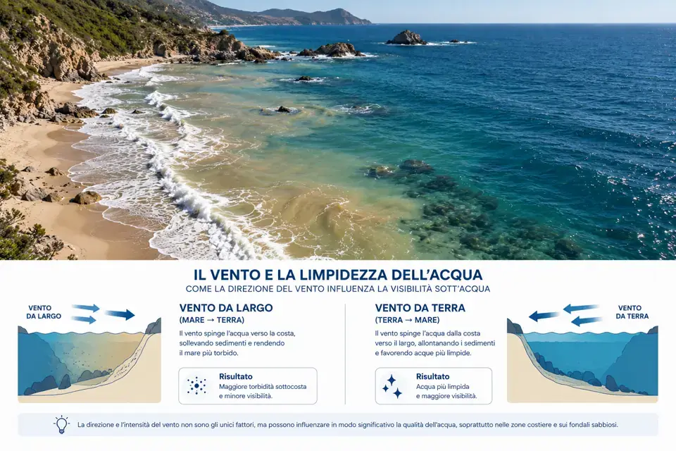Onde e direzione: come influenzano la visibilità sottocosta
