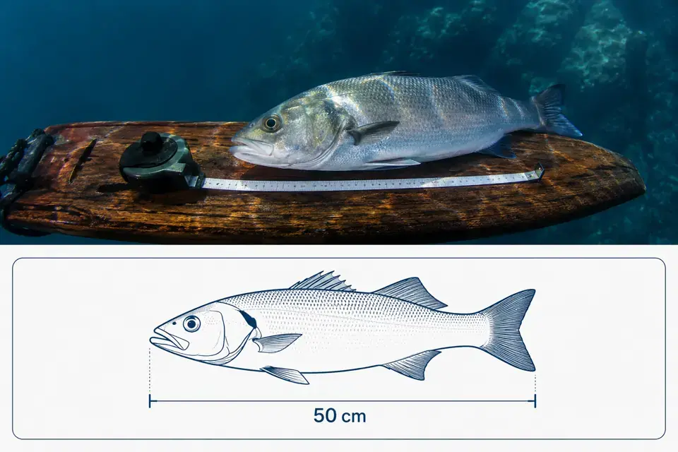 Taglie minime pesca subacquea 2026: tabella completa e aggiornata