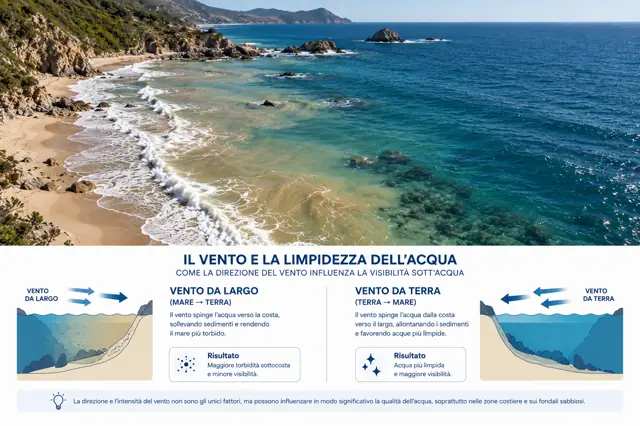 Onde e direzione: come influenzano la visibilità sottocosta